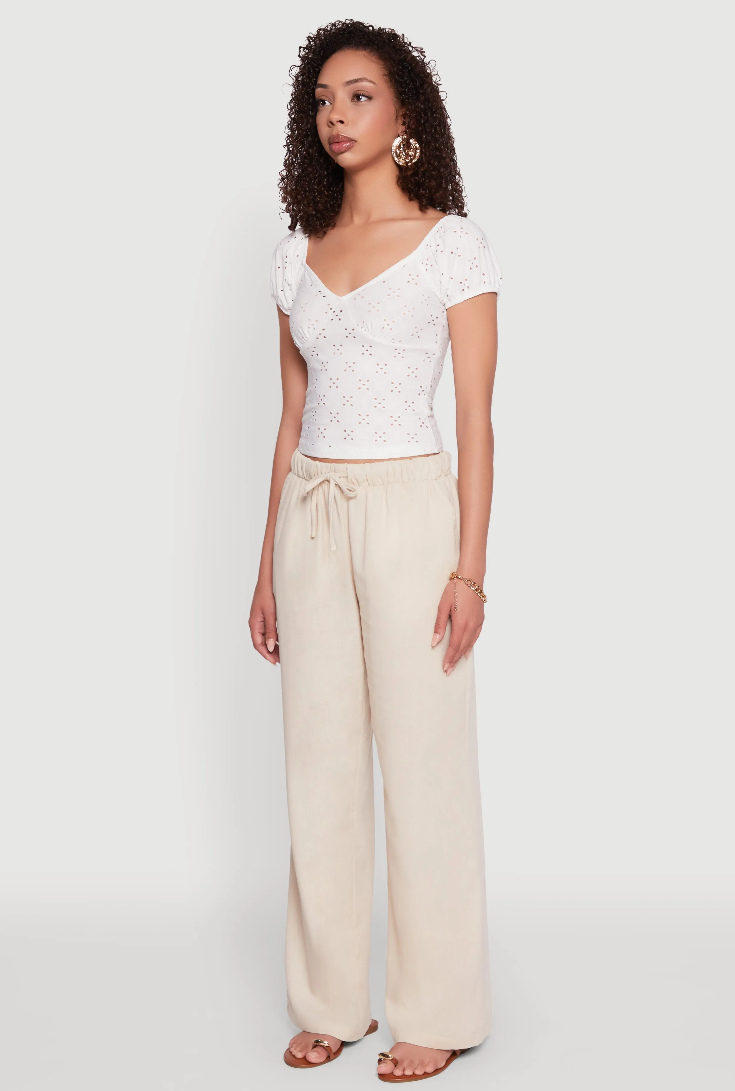 Eyelet Knit Top sold by Rainbow product image thumbnail 5