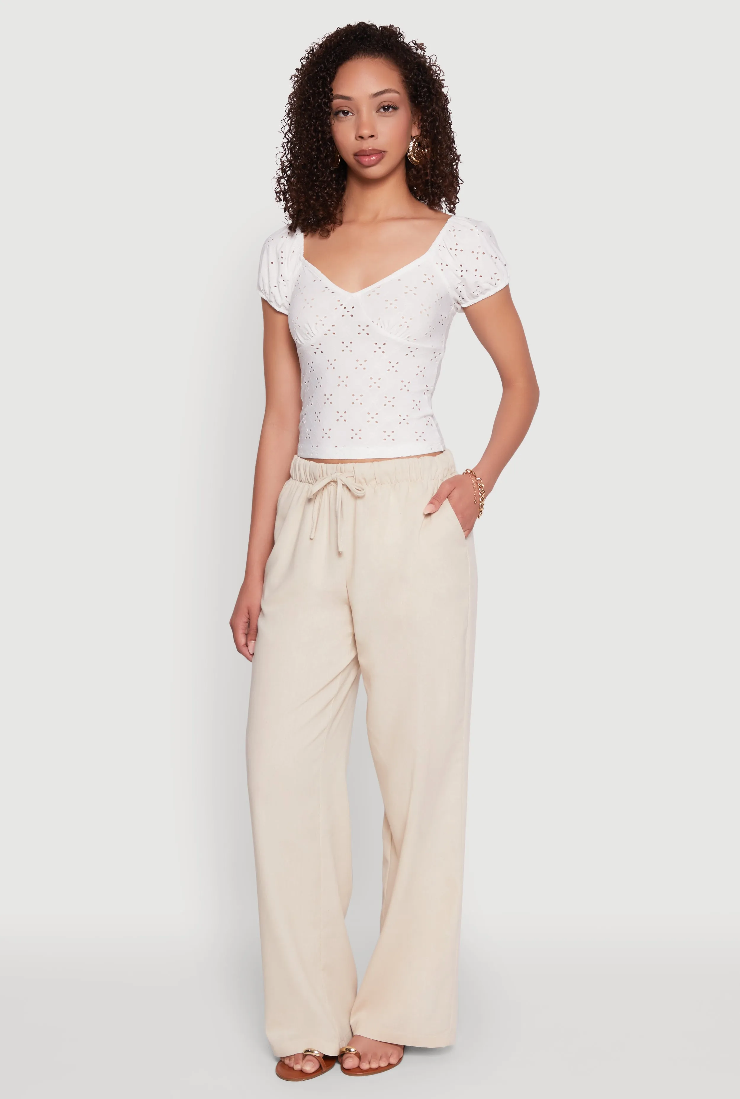 Eyelet Knit Top sold by Rainbow product image thumbnail 3