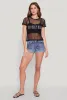 Beverly Hills Fishnet Top sold by Rainbow