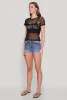 Beverly Hills Fishnet Top sold by Rainbow