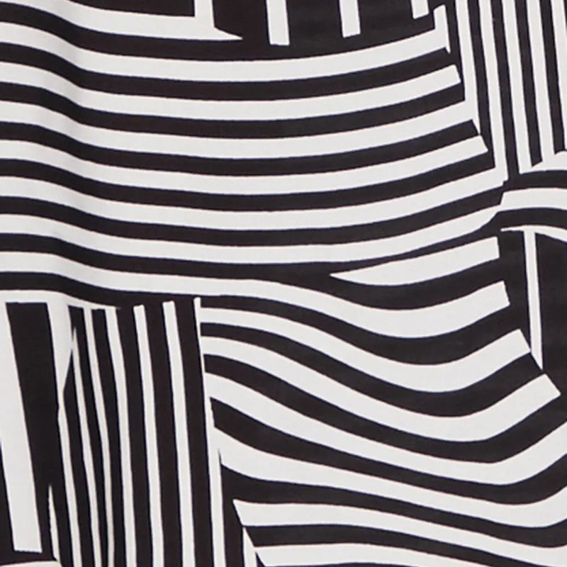 Striped Print Cut Out Back Maxi Dress sold by Rainbow product image thumbnail 4