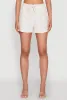Iris Linen Drawstring Shorts sold by Rainbow