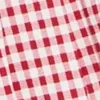 Almost Famous Buckle Detail Gingham Pleated Skort sold by Rainbow