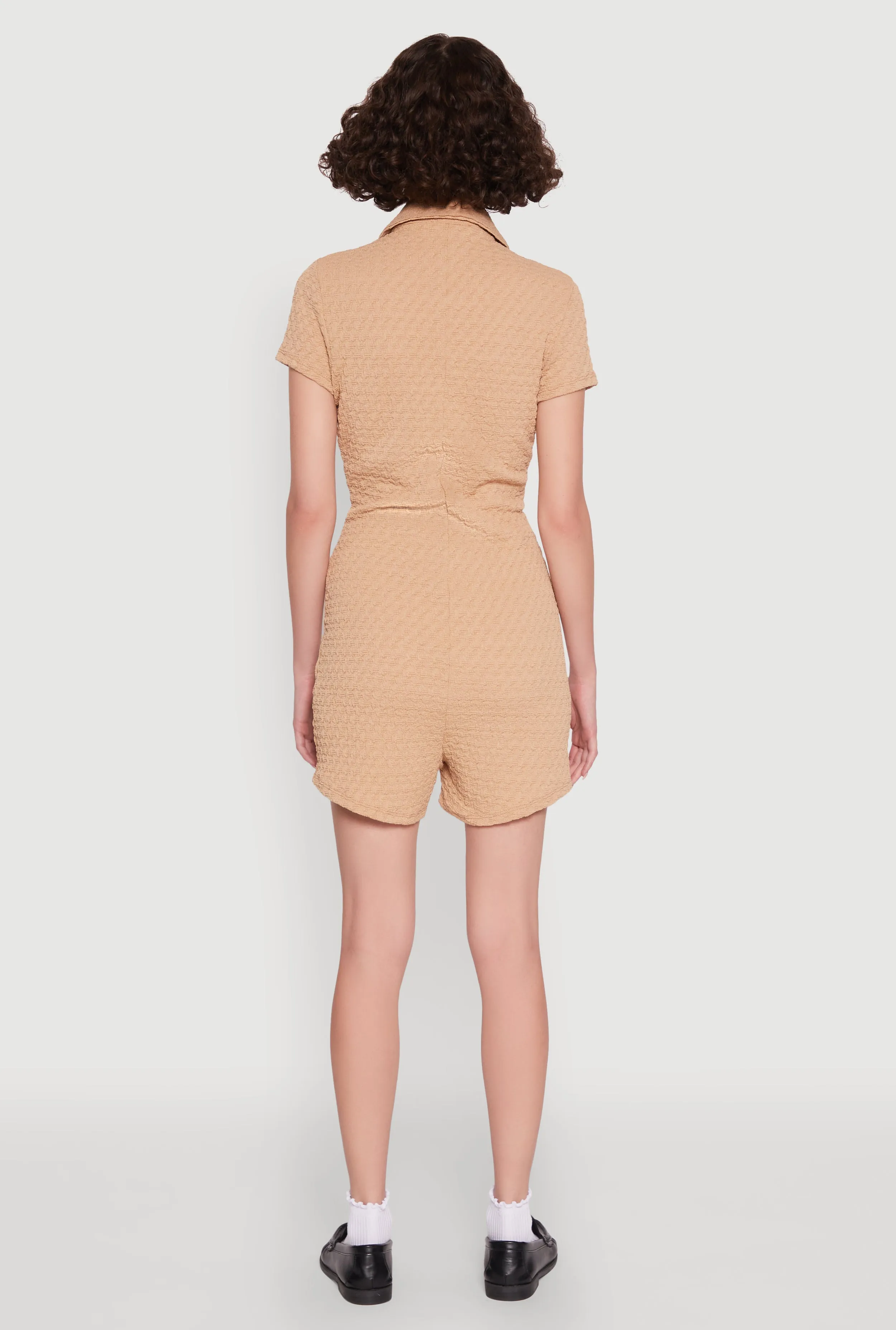 Iris Textured Knit Short Sleeve Romper sold by Rainbow product image thumbnail 5