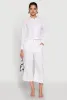 Iris Gauze Knit Paper Bag Waist Culottes sold by Rainbow