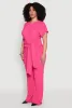 Plus Size Textured Knit Tie Waist Top sold by Rainbow