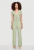 Iris Textured Knit Tie Front Top sold by Rainbow