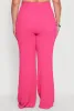 Plus Size Textured Knit High Waist Pants sold by Rainbow
