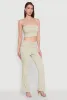 Haute Monde Fold Over Waist Wide Leg Pants sold by Rainbow