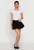 Twill Mini Bubble Skirt sold by Rainbow
