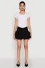 Twill Mini Bubble Skirt sold by Rainbow
