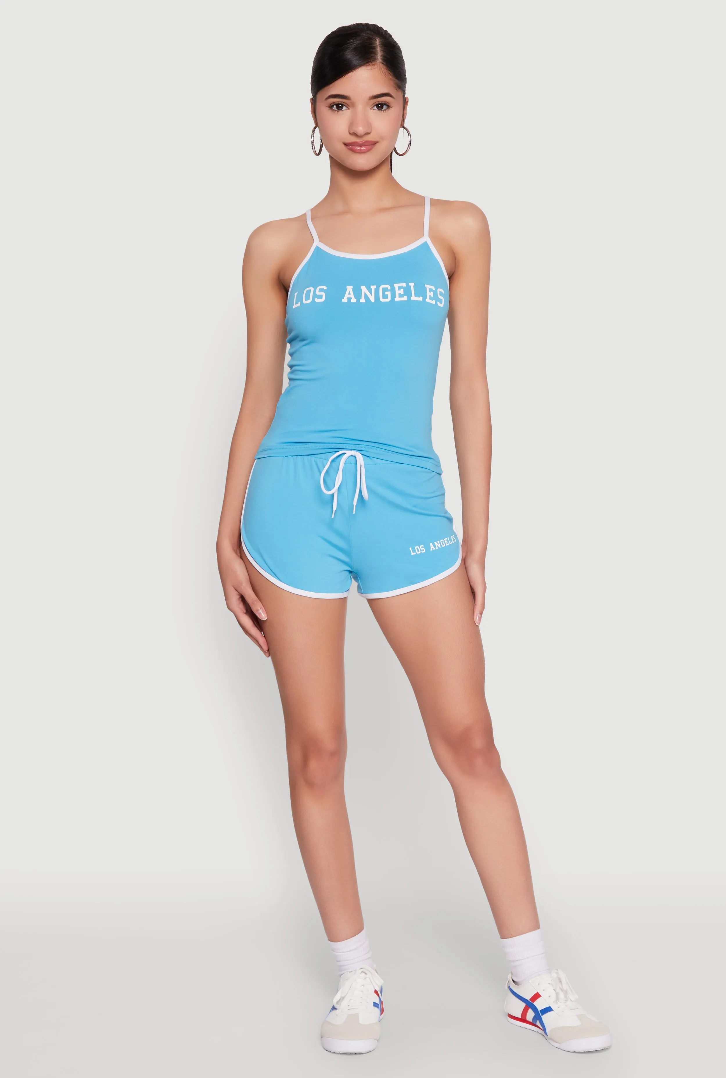 Los Angeles Graphic Contrast Trim Cami sold by Rainbow product image thumbnail 2