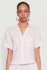 Gauze Knit Striped Shirt sold by Rainbow