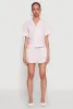 Gauze Knit Striped Shirt sold by Rainbow