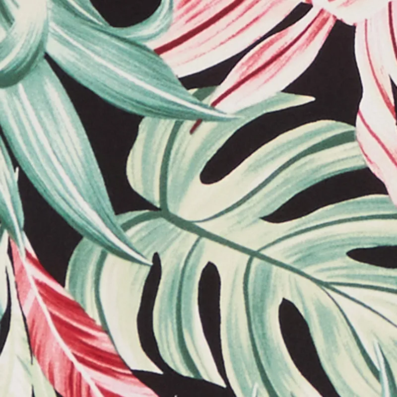 Plus Size Leaf Print Maxi Dress sold by Rainbow product image thumbnail 4