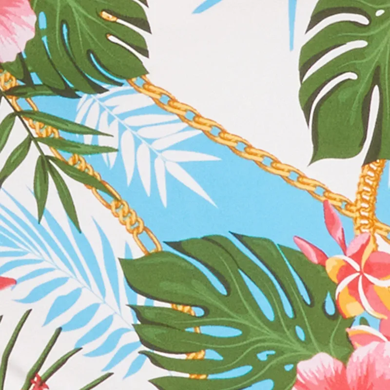 Plus Size Floral Chain Print Maxi Dress sold by Rainbow product image thumbnail 4