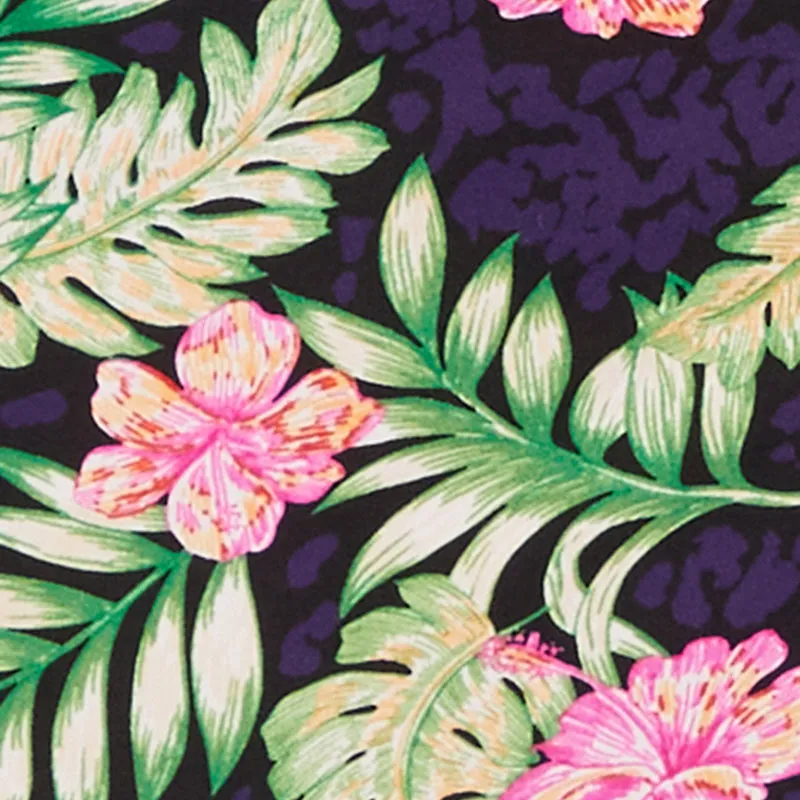 Plus Size Leaf Print Rope Strap Maxi Dress sold by Rainbow product image thumbnail 4