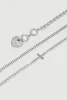 Cubic Zirconia Chain Charm Bracelet Trio sold by Rainbow