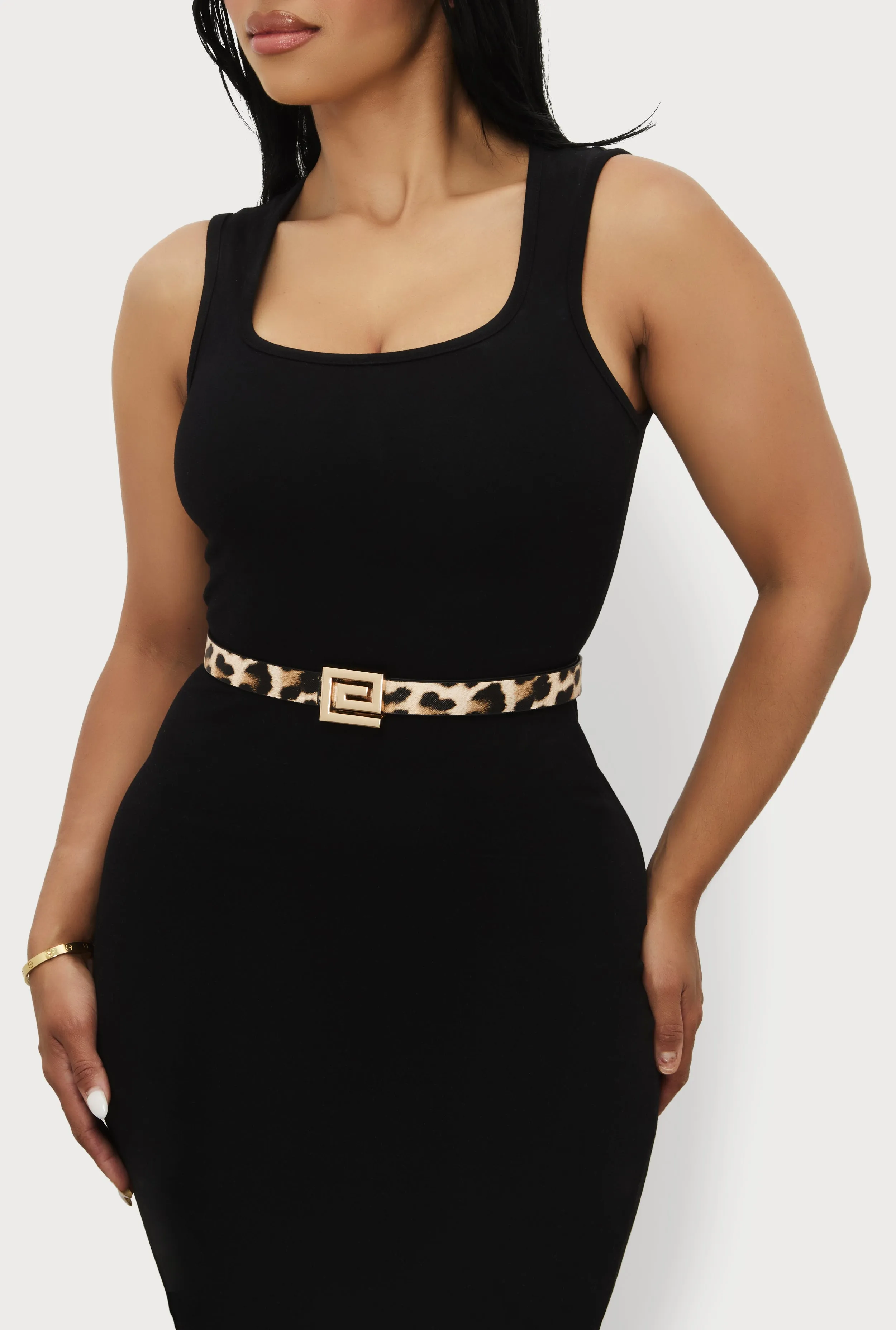 Greek Key Buckle Faux Leather Belts 3 Pack sold by Rainbow product image thumbnail 2