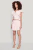 Haute Monde Flutter Sleeve Side Tie Wrap Top sold by Rainbow