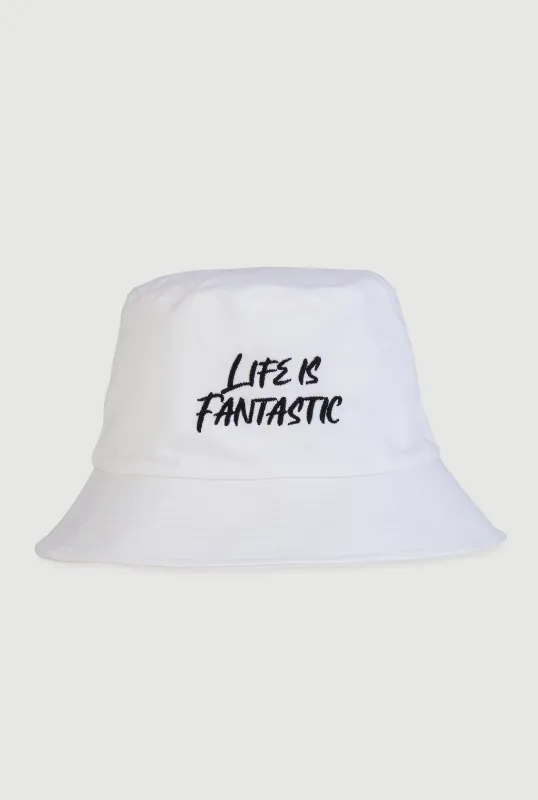 Life Is Fantastic Bucket Hat sold by Rainbow