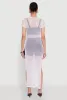 Fishnet LA Graphic Side Slit Maxi Top sold by Rainbow