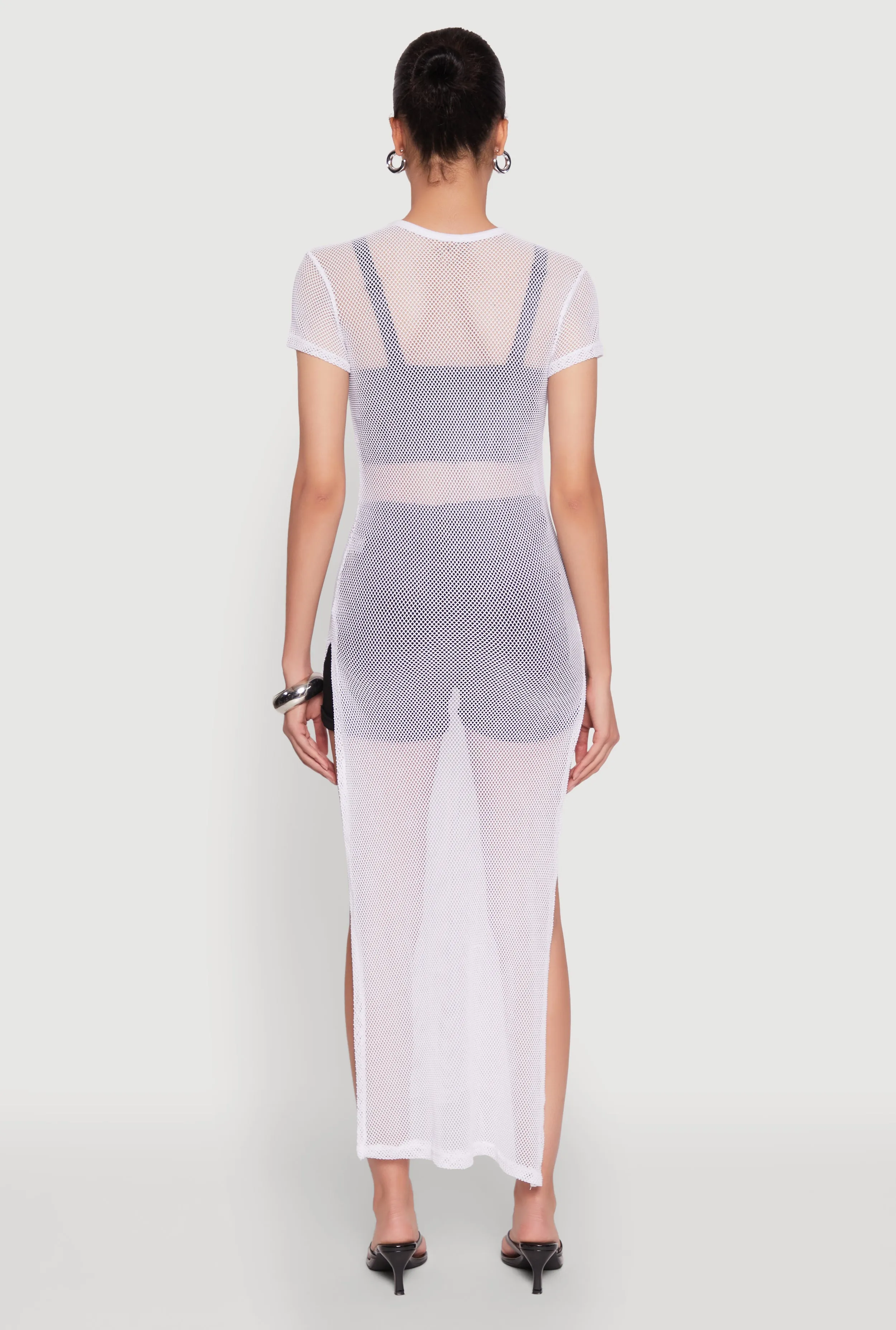 Fishnet LA Graphic Side Slit Maxi Top sold by Rainbow product image thumbnail 5