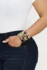 Beaded Charm Stretch Bracelets Set of 6 sold by Rainbow