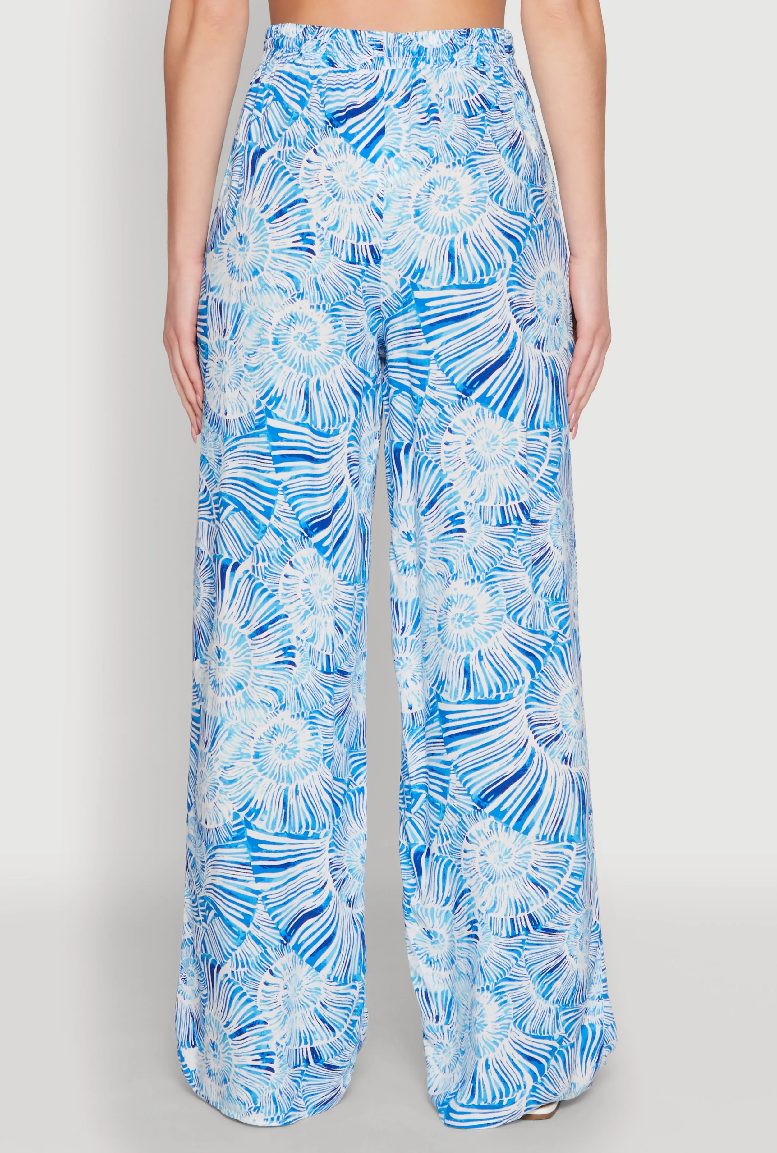 Almost Famous Tropical Print Palazzo Pants sold by Rainbow product image thumbnail 5