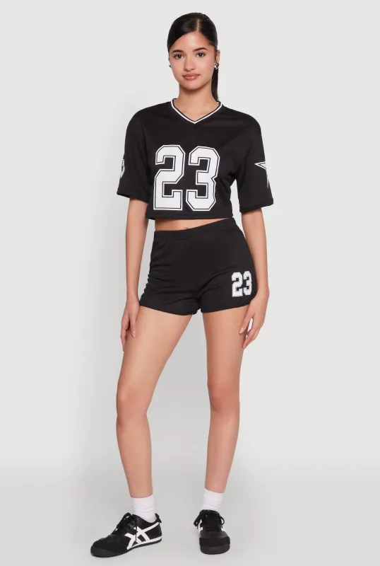 23 Graphic Jersey Mesh Shorts sold by Rainbow