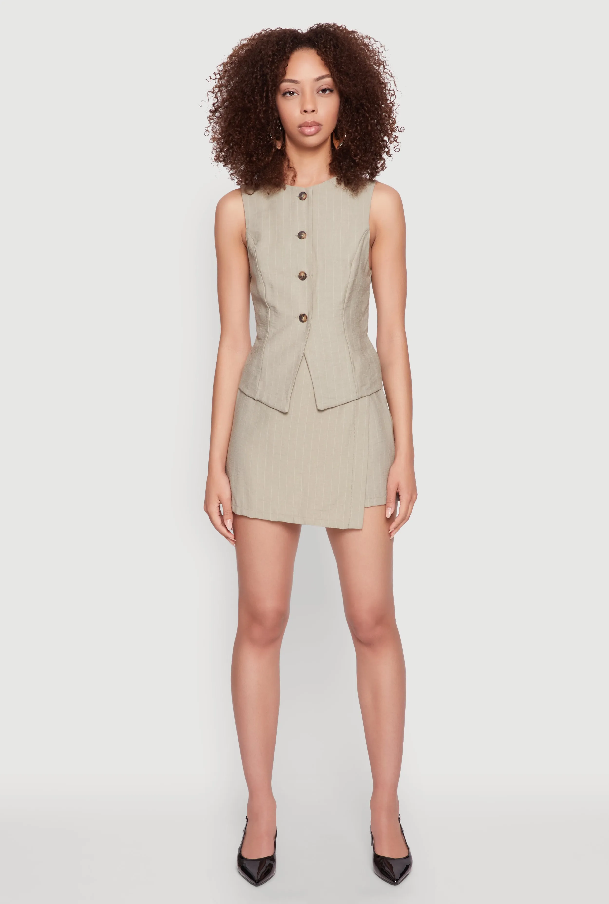 Pinstripe Skort sold by Rainbow