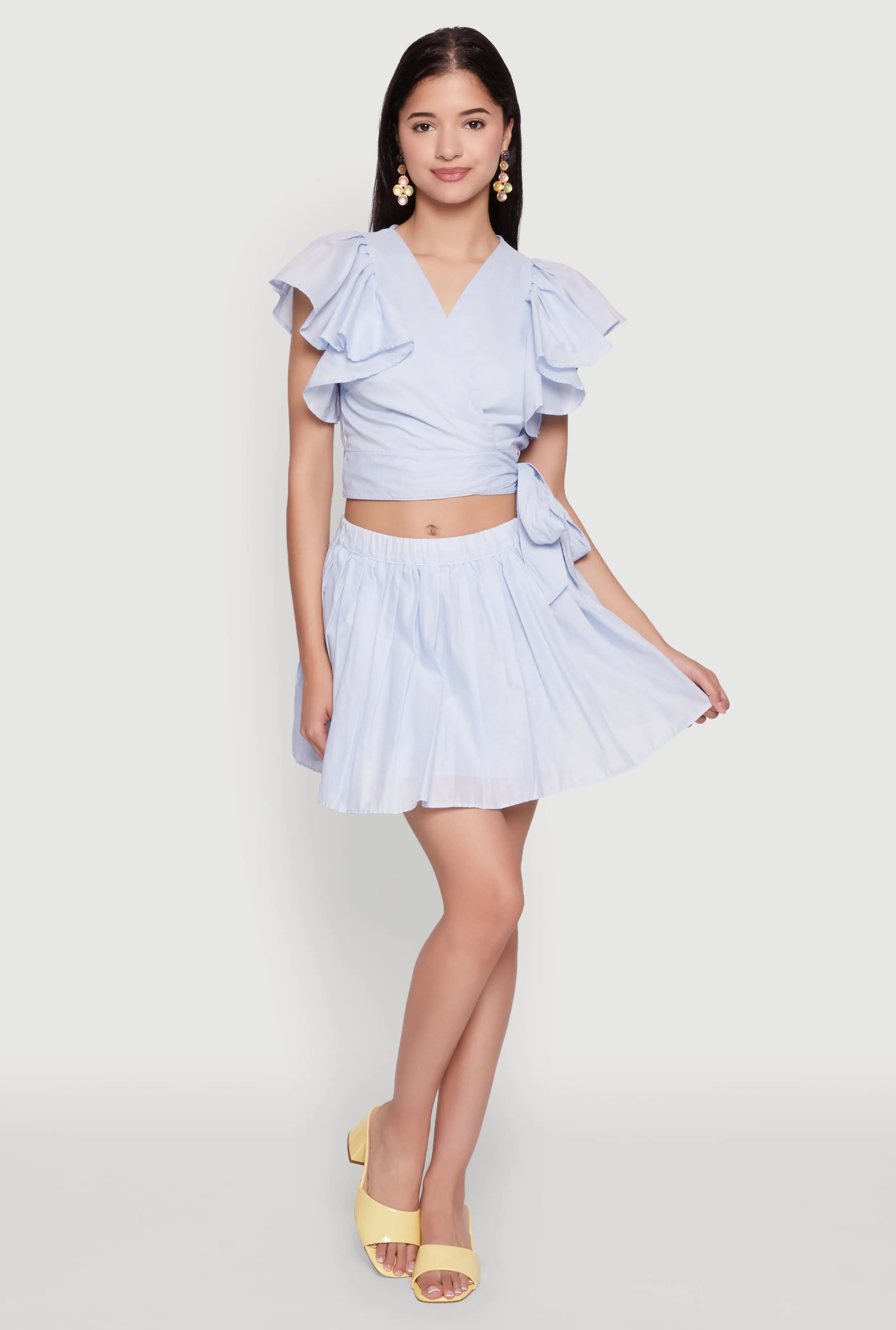 Haute Monde Pleated Skirt sold by Rainbow