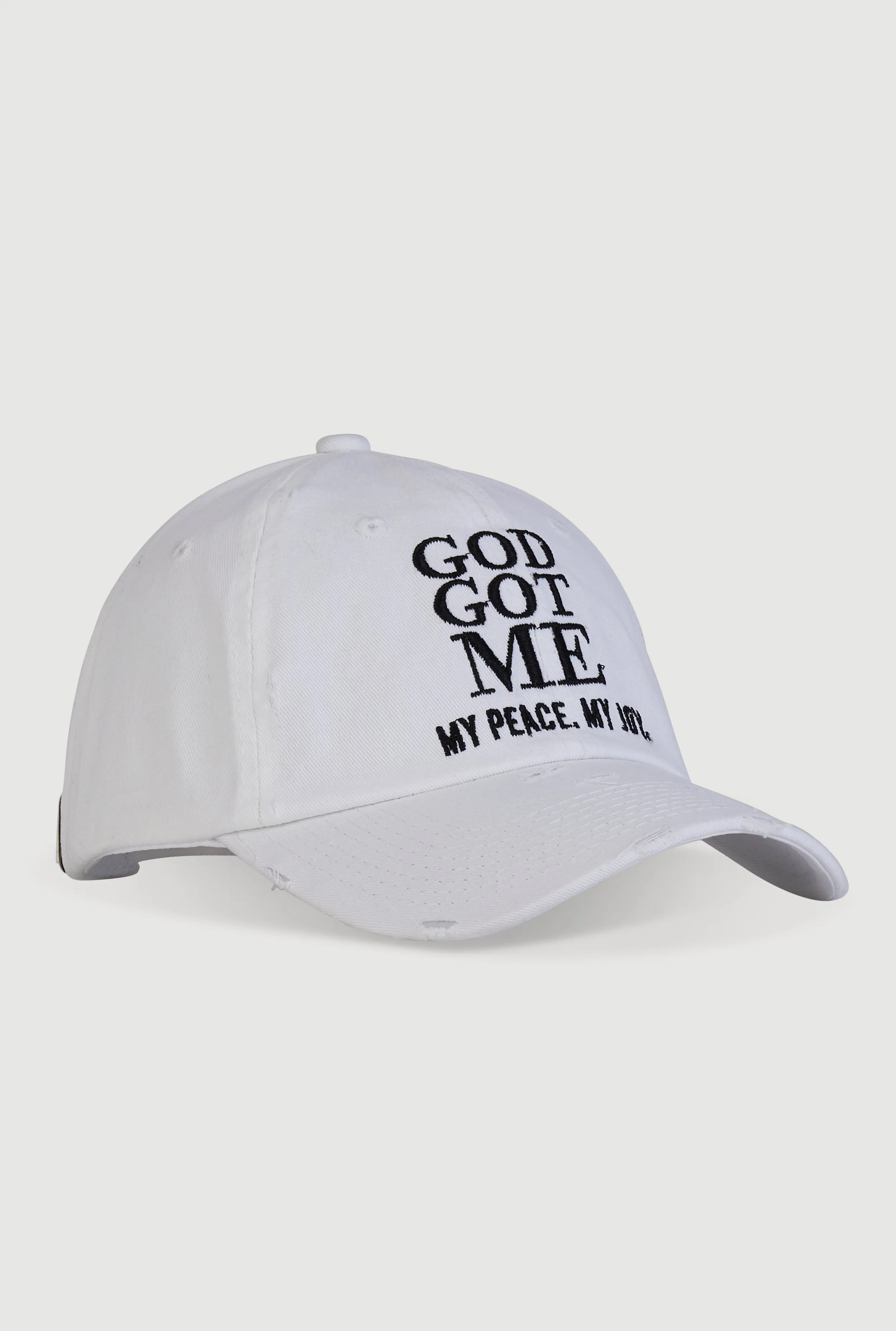 God Got Me My Peace My Joy Baseball Cap sold by Rainbow
