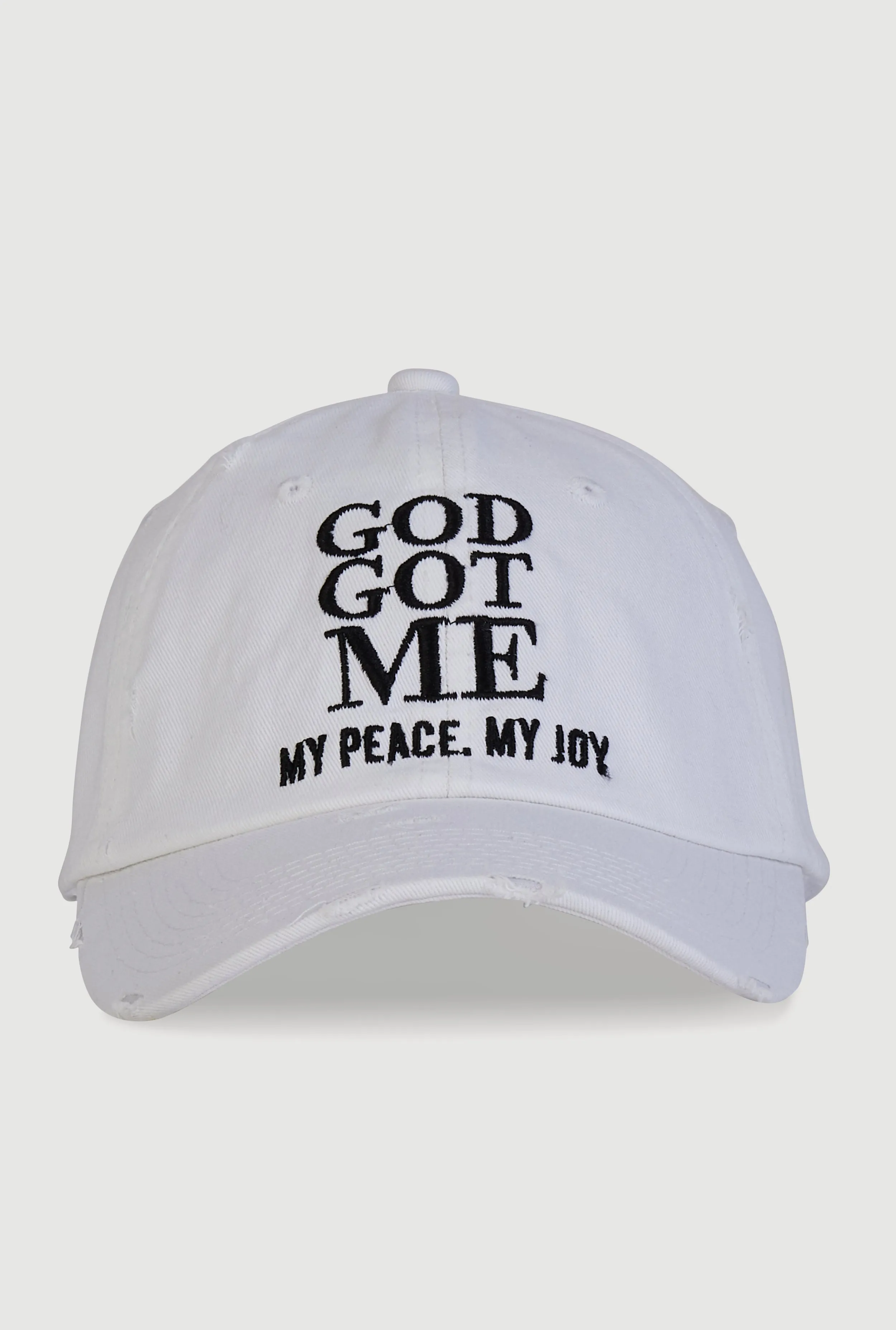 God Got Me My Peace My Joy Baseball Cap sold by Rainbow product image thumbnail 3