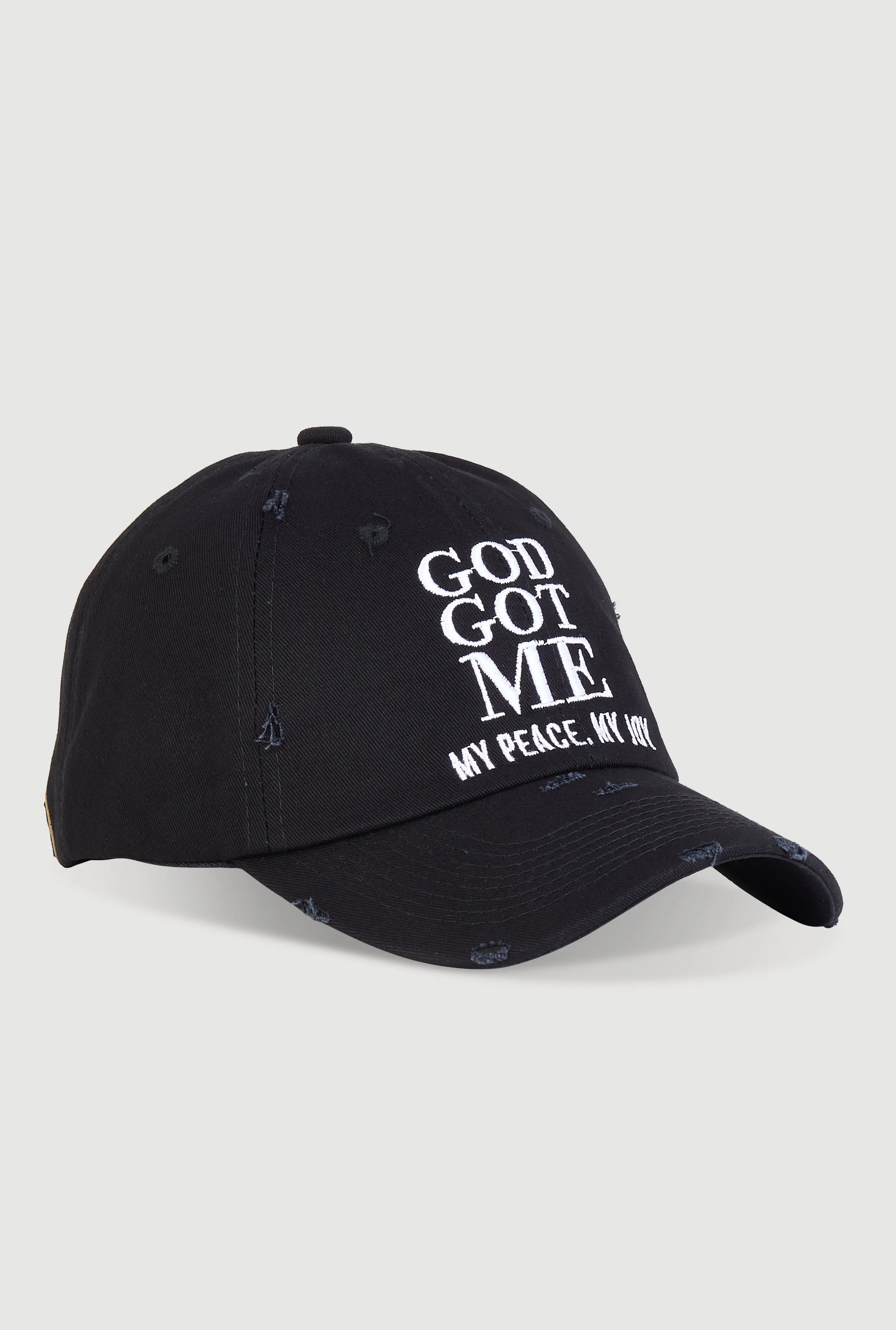 God Got Me My Peace My Joy Baseball Cap sold by Rainbow