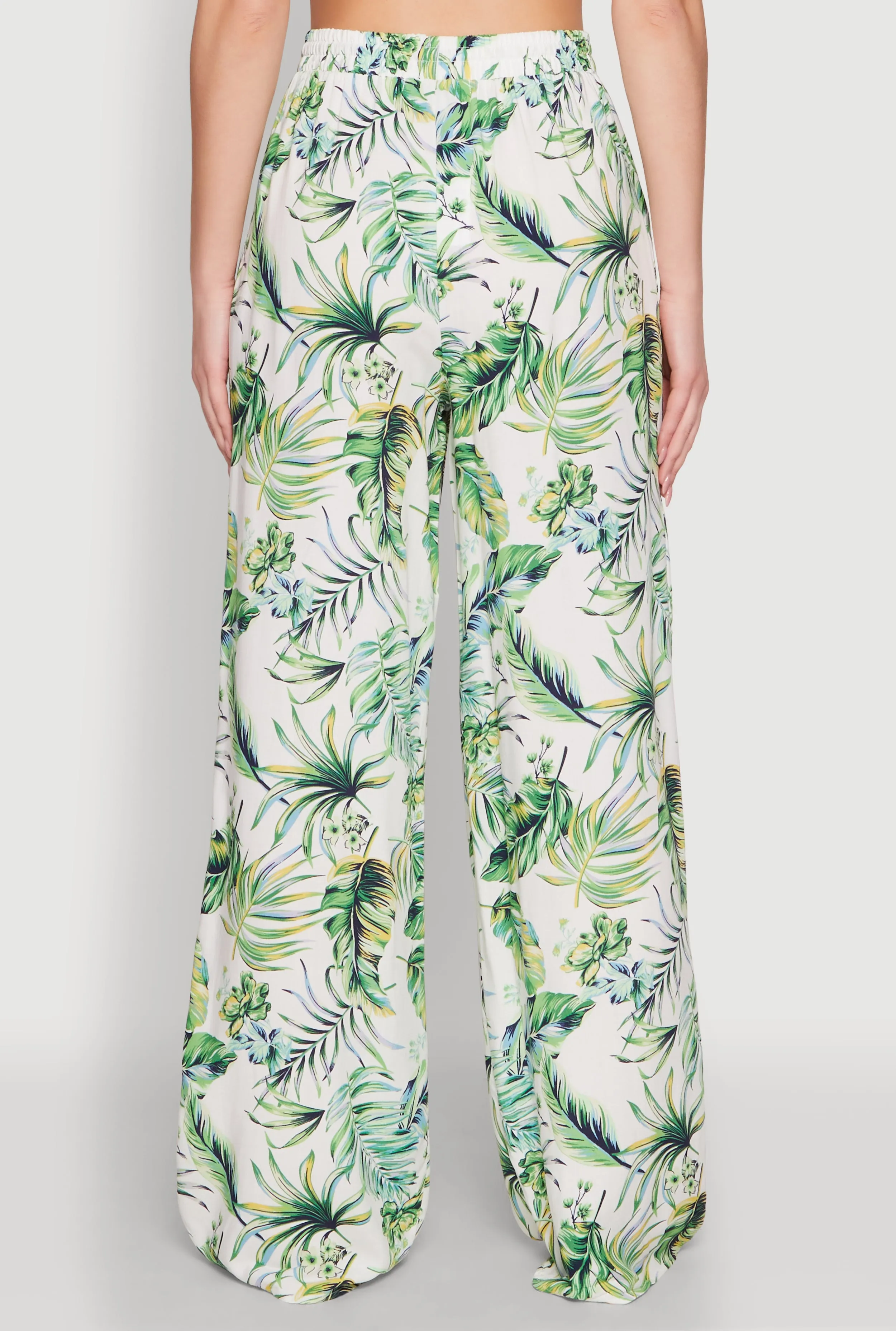 Almost Famous Tropical Print Palazzo Pants sold by Rainbow product image thumbnail 5