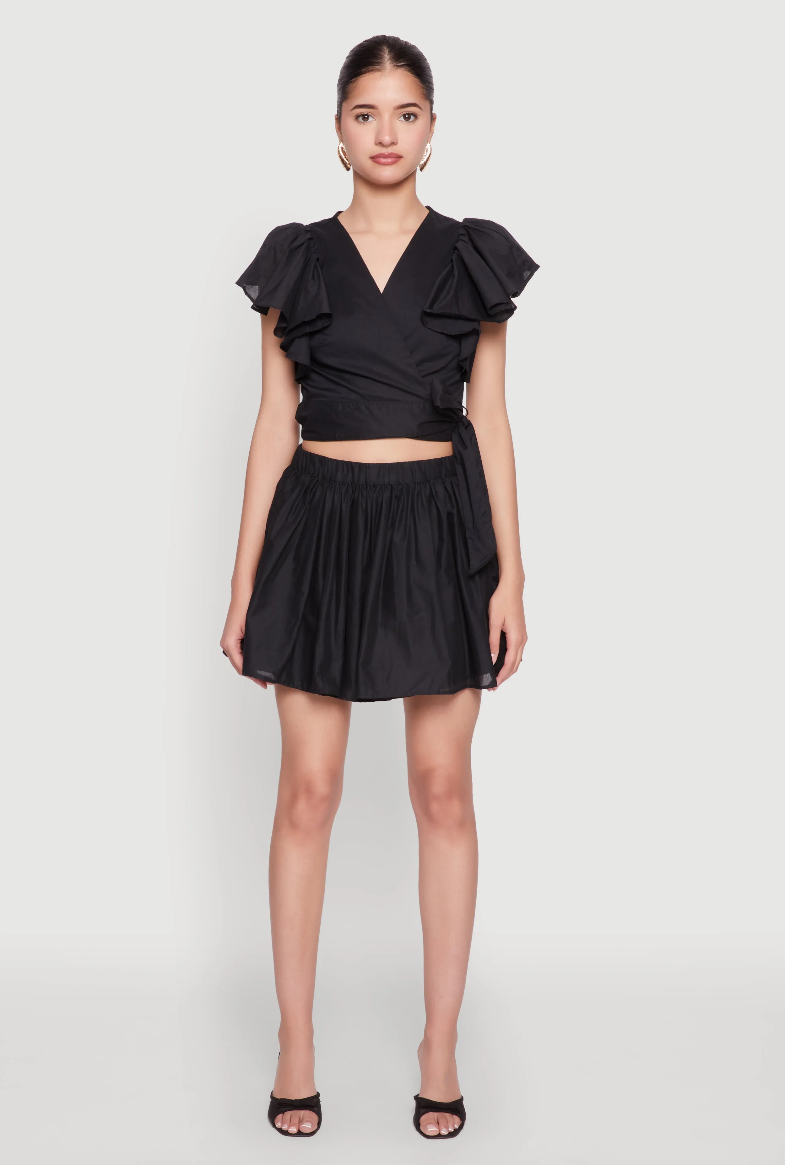 Haute Monde Pleated Skirt sold by Rainbow