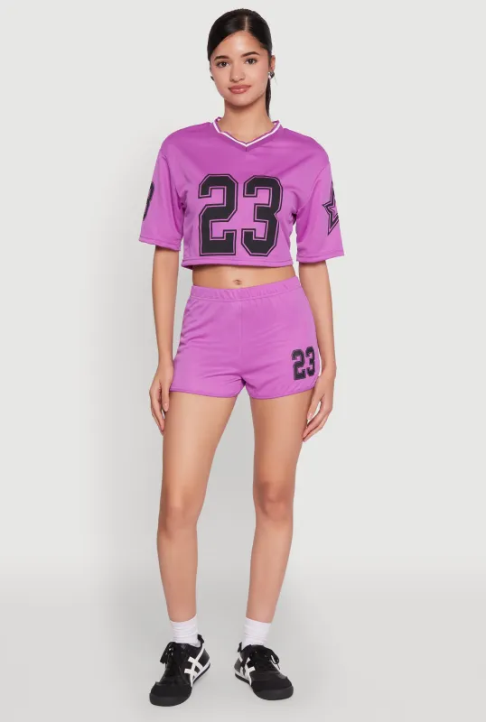 23 Graphic Jersey Mesh Shorts sold by Rainbow