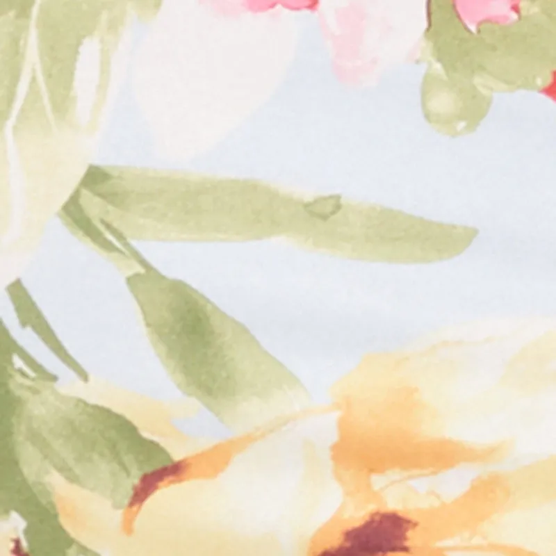 Iris Floral Print Lace Up Back Maxi Dress sold by Rainbow product image thumbnail 4