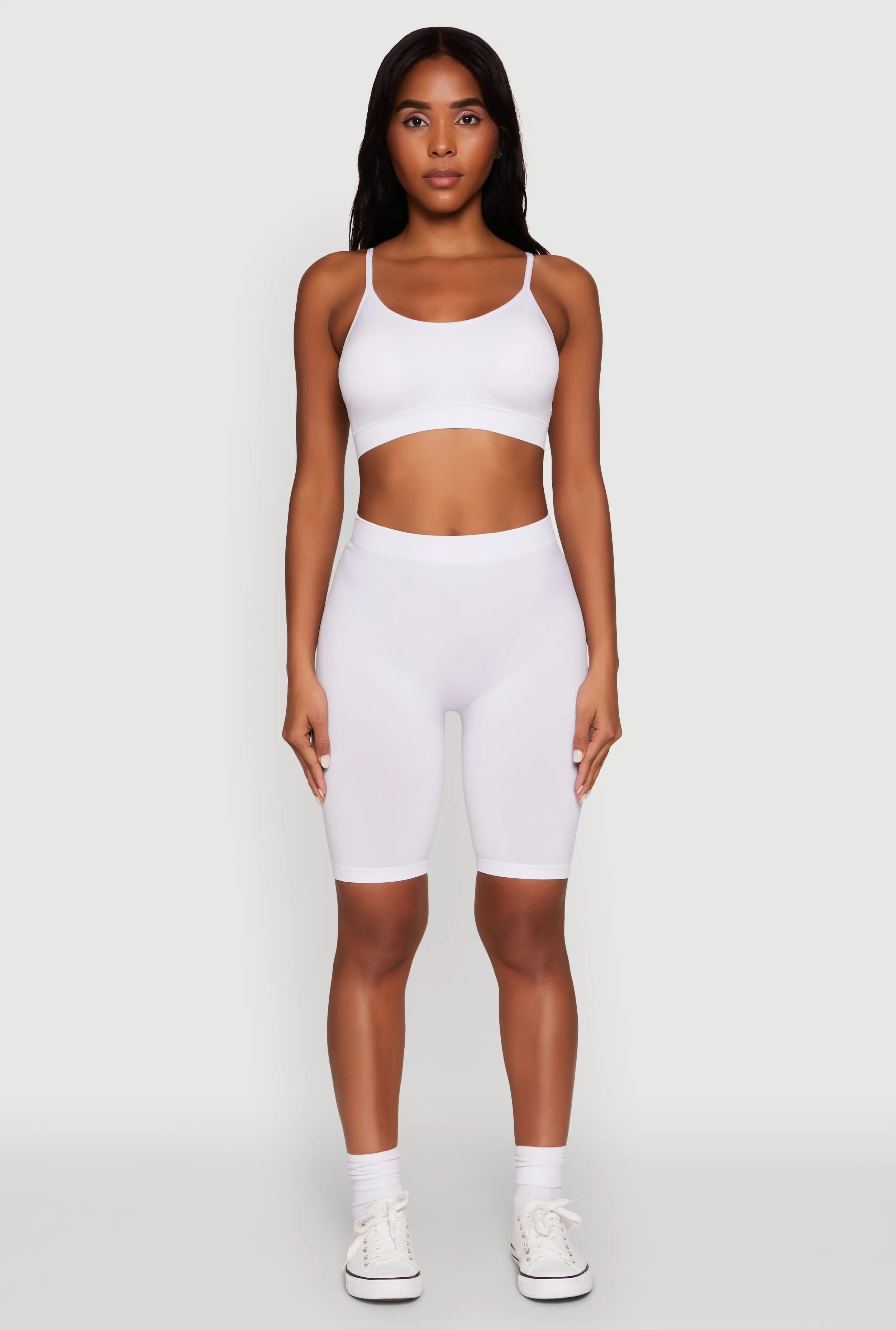 High Waist Seamless Biker Shorts sold by Rainbow product image thumbnail 2