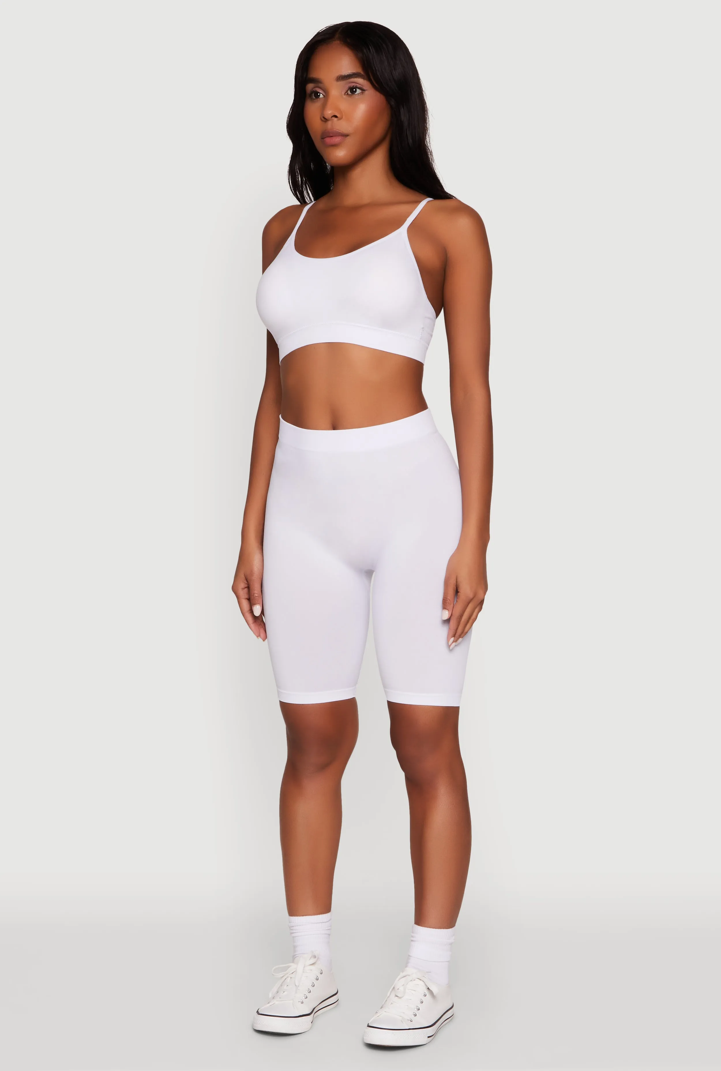 High Waist Seamless Biker Shorts sold by Rainbow product image thumbnail 3