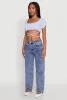 Ruched Tie Back Bubble Sleeve Crop Top sold by Rainbow
