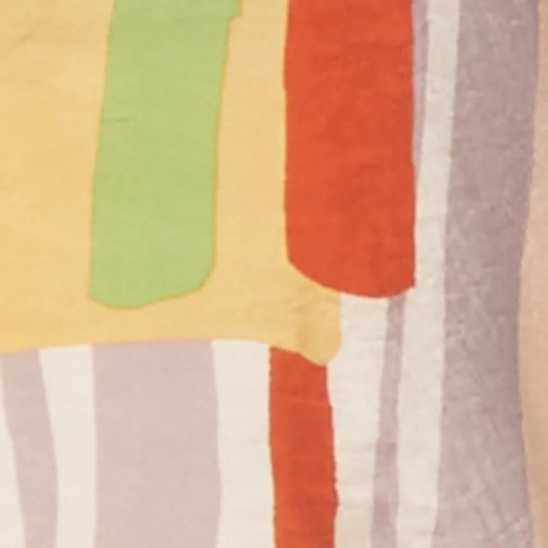 Abstract Geometric Print Airy Shirt sold by Rainbow product image thumbnail 4