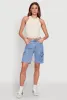 Haute Monde Denim Cargo Bermuda Shorts sold by Rainbow