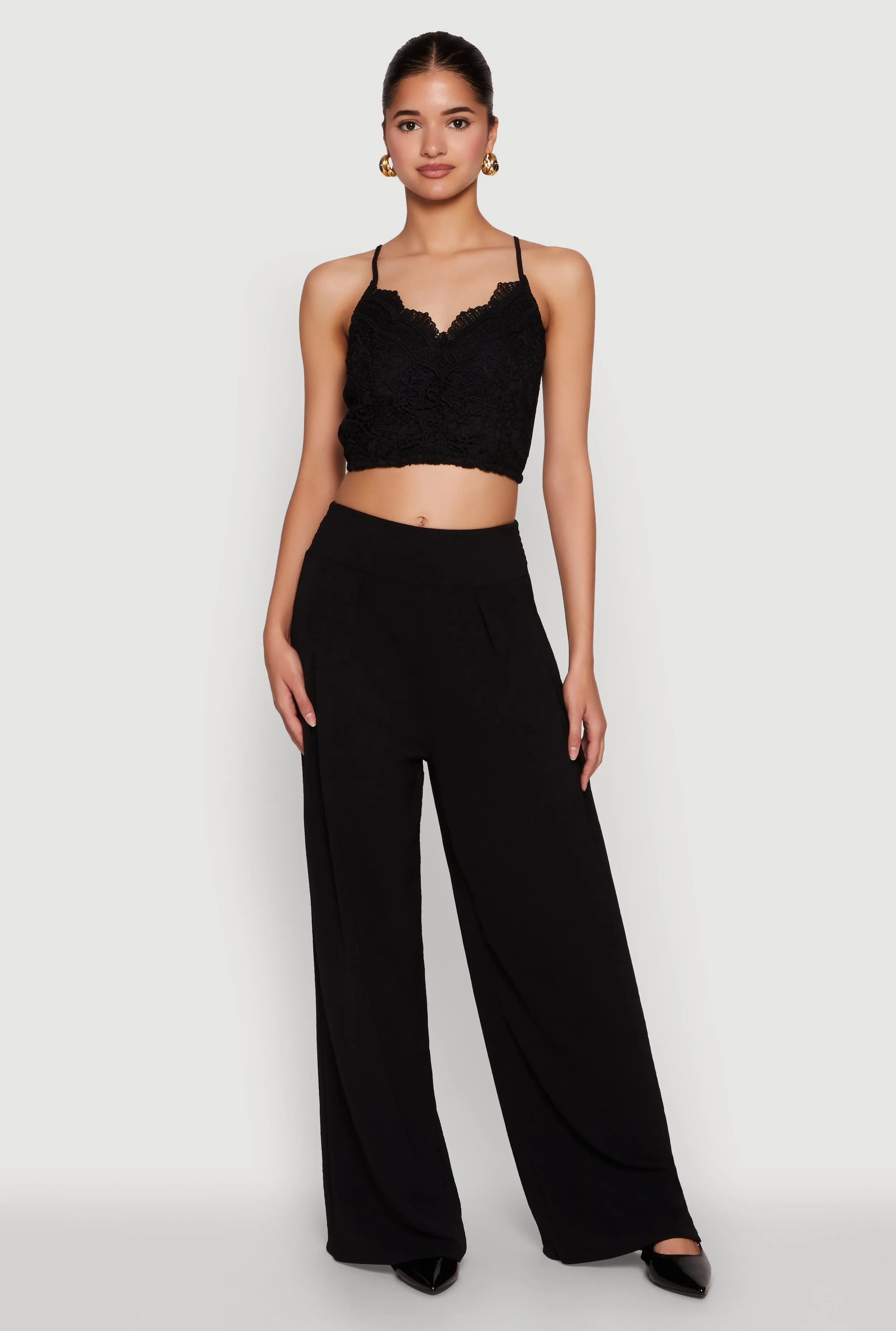 Airy Wide Leg Dress Pants sold by Rainbow product image thumbnail 2