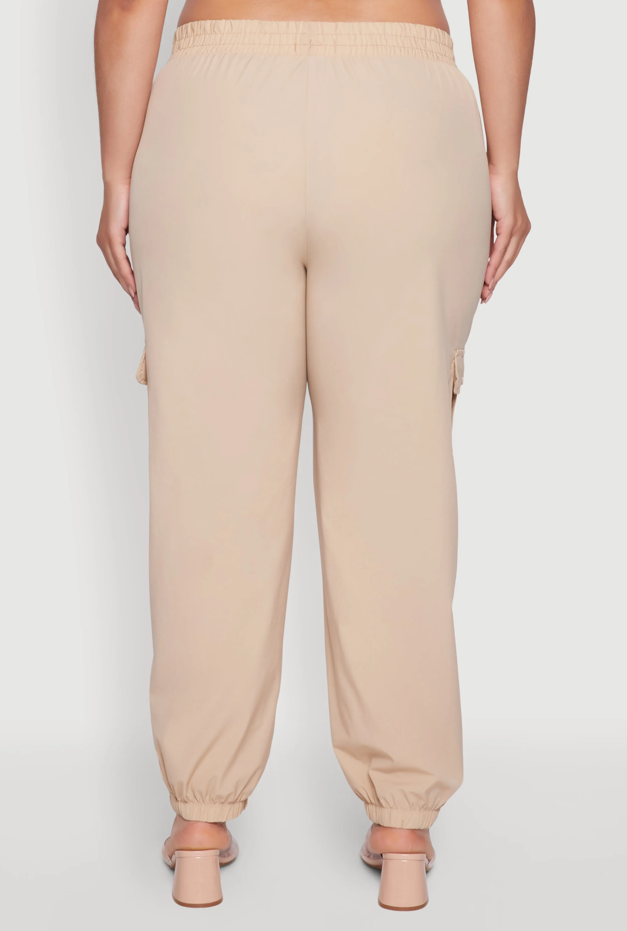 Plus Size Nylon Cargo Joggers sold by Rainbow product image thumbnail 5