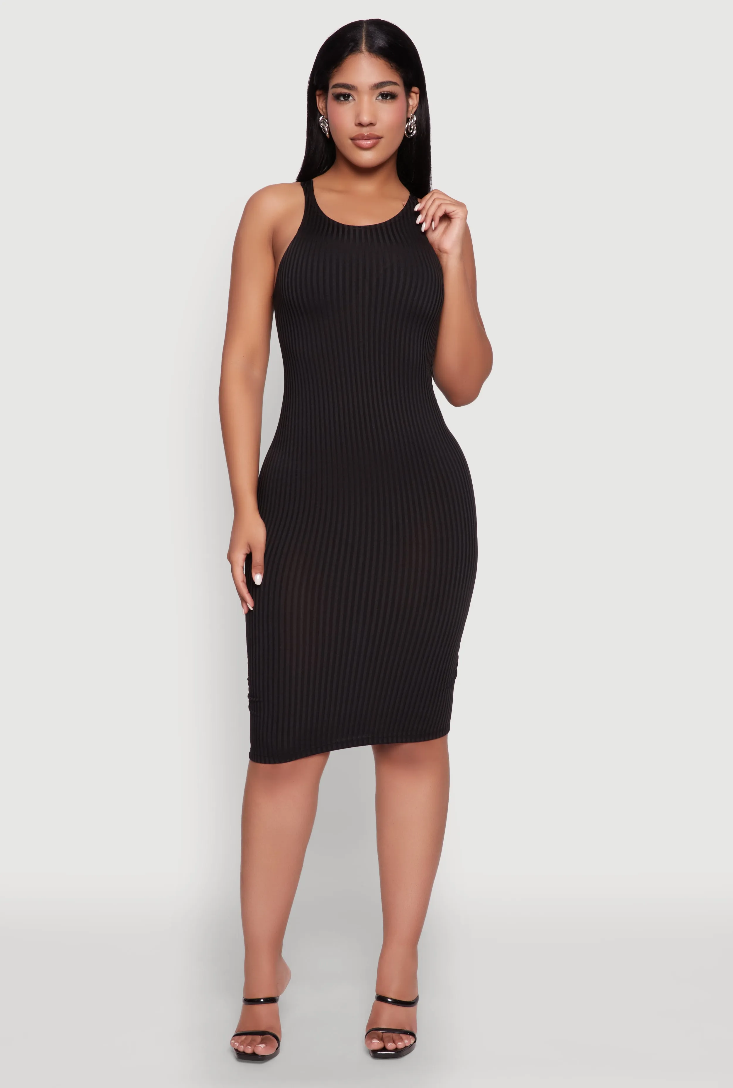 Rib Knit Tank Midi Dress sold by Rainbow product image thumbnail 2