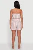 Striped Tie Waist Belted Cargo Pocket Romper sold by Rainbow