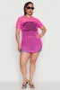 Plus Size Brooklyn College League Fishnet Top sold by Rainbow