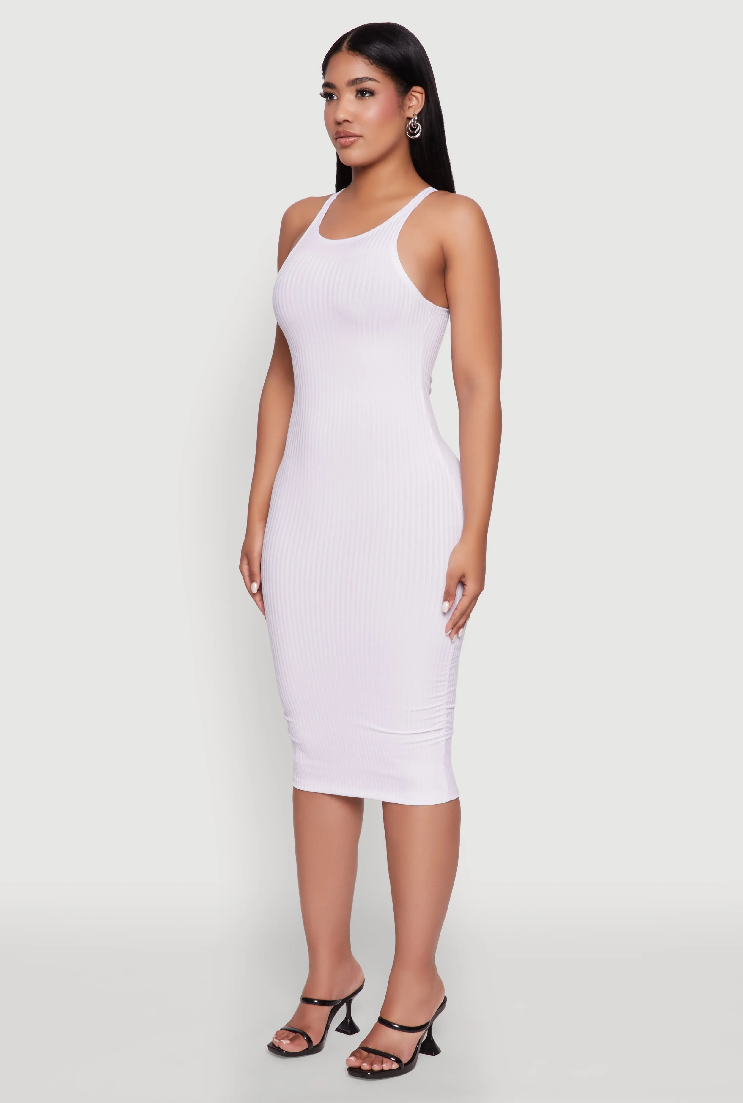 Rib Knit Tank Midi Dress sold by Rainbow product image thumbnail 3